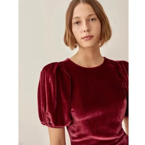 Reformation Livia Velvet dress - Picture 5 of 10